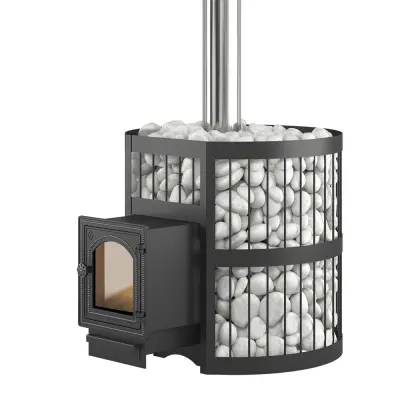 Фото Чугунная печь для бани ЭТНА Стандарт 24 (ДТ-4С) в магазине Woodson