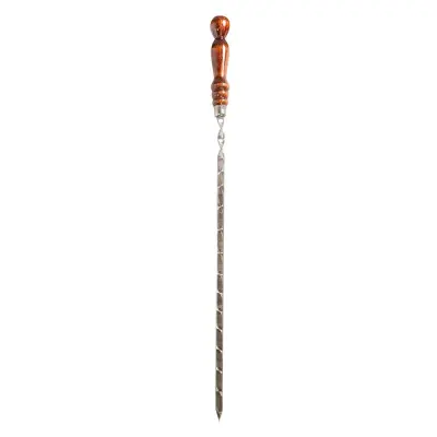 Шампур 3*12*450 деревянная ручка