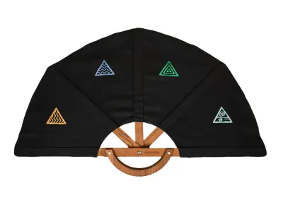 Веер для бани "Пятый элемент" Woodson, дуб, большой