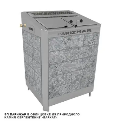 Фото Электропечь 10 кВт/380 ПАРиЖАР (с парогенератором) облицовка т/хл "антик" в магазине Woodson