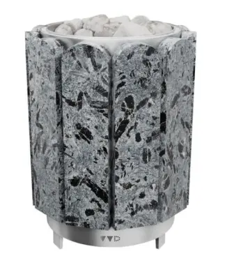 Фото Электропечь Премьера-24 кВт (серпентенит Бархат) в магазине Woodson