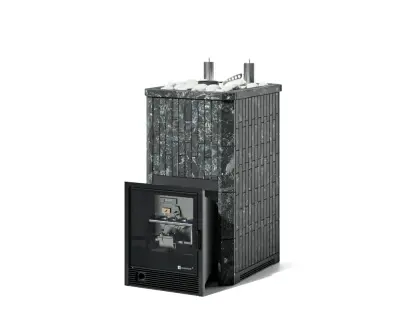 Фото Печь Сочи К в полноценном наборном кожухе Пироксенит  в магазине Woodson