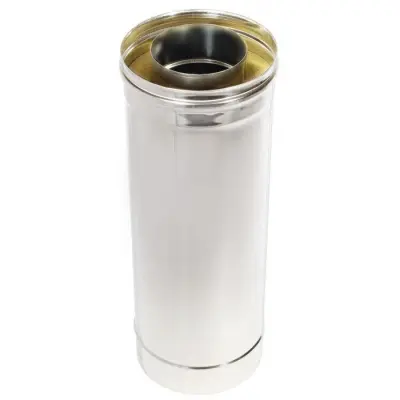 Фото Труба Термо L 500 ТТ-Р 304-0.8/304 D115/210* с хомутом 