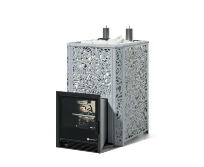 Фото Печь Изистим Ялта 35 К/2025 Хохлома, САБК-40 в магазине Woodson