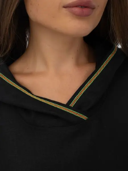 Платье банное Woodson, чёрный лён (46) Платье банное Woodson, чёрный лён (46)