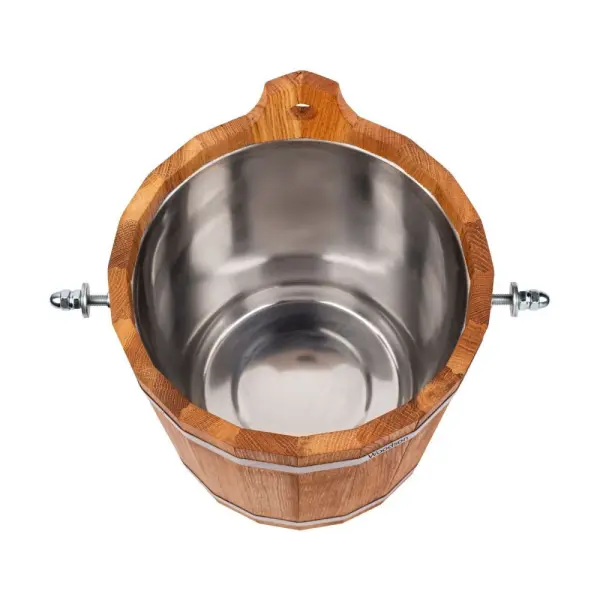 Обливное устройство Woodson с нержавеющей вставкой, 12 л., дуб Обливное устройство Woodson с нержавеющей вставкой, 12 л., дуб