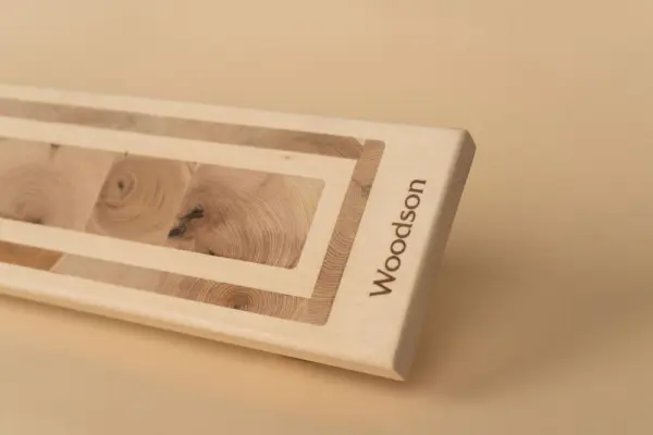 Светильник Woodson Фиджи линия, угловой со светодиодной лентой, Липа (24V)