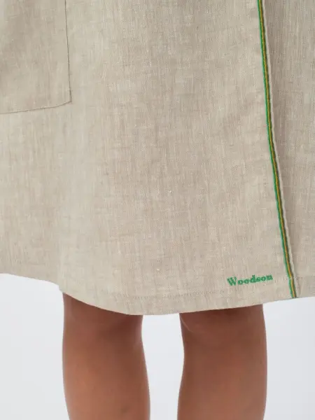 Килт женский Woodson, натуральный лён (48) Килт женский Woodson, натуральный лён (48)