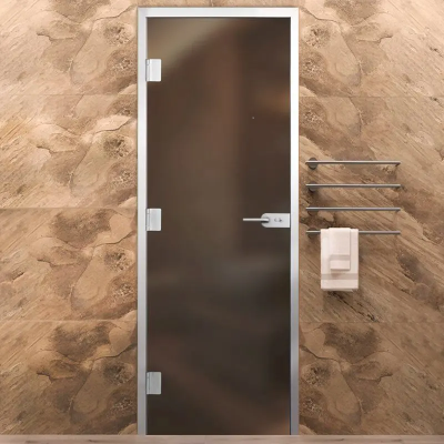 Дверь Хамам Элит бронза MATELUX 1900*600, L, WC замок