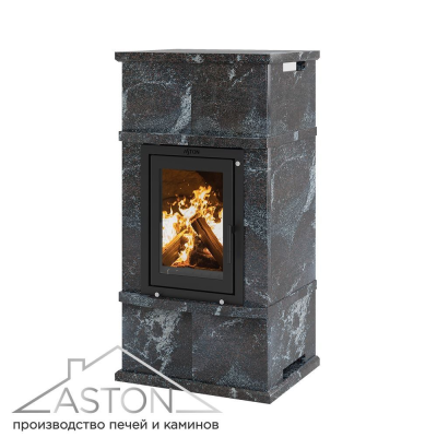 Камин ASTON Вертикаль "ВЫБОРГ" Н-1346 Амфиболит