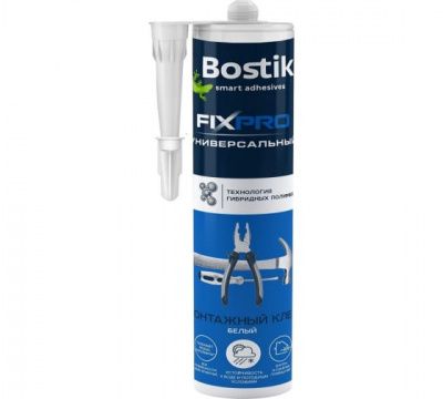 Клей монтажный Bostik FIXPRO гибрид белый. 290мл. Клей монтажный Bostik FIXPRO гибрид белый. 290мл.
