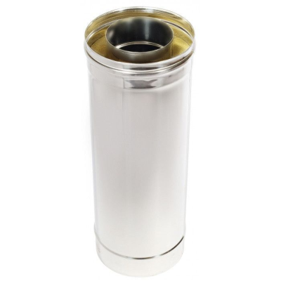 Фото Труба Термо L 500 ТТ-Р 304-0.8/304 D115/210* с хомутом 