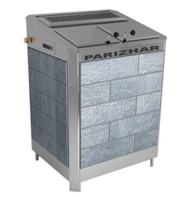 Фото Электрическая паротермальная печь 16 кВт/380 ПАРиЖАР облицовка т/хл "антик" в магазине Woodson