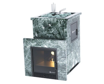 Фото Печь «Анапа» М2 в полноценном кожухе с открытым верхом  Змеевик в магазине Woodson