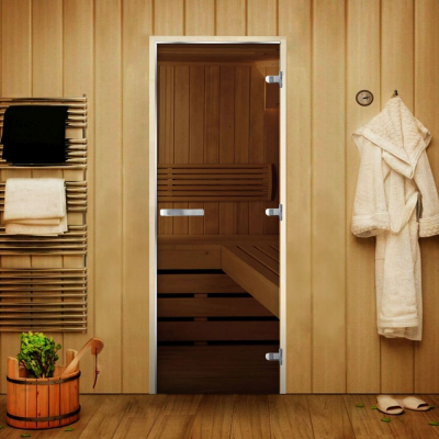 Дверь Люкс Бронза 1900*800 (3п,8мм) L, без порога Дверь Люкс Бронза 1900*800 (3п,8мм) L, без порога