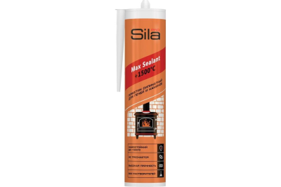 Герметик печной SILA PRO MAX 1500C 0.28л  Герметик печной SILA PRO MAX 1500C 0.28л