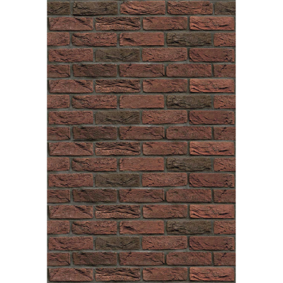 Плита ДЕКОР Красно-коричневый №1003 Вертикаль 9мм (1200х600)