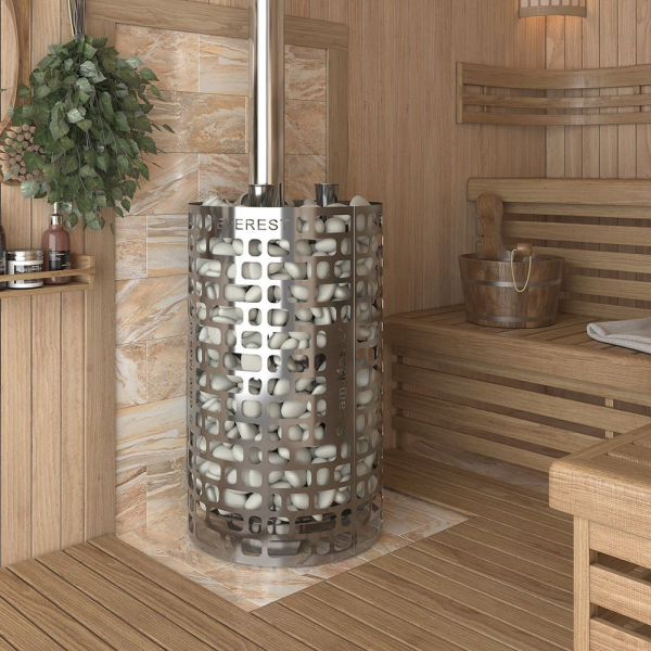 Фото Печь для бани Эверест "Steam Master" 38 НЕРЖ. (320M) в магазине Woodson