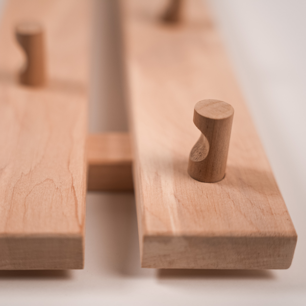 Вешалка настенная Левада Д7, ольха, 2 ряда