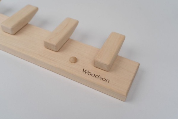Вешалка Woodson, 5 креплений, ольха