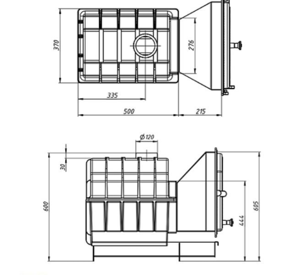 Фото Печь ВЕЗУВИЙ Легенда Ретро 24 (205) в магазине Woodson