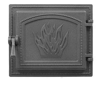 Дверка ВЕЗУВИЙ каминная 261 (Антрацит)