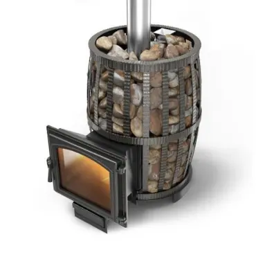 Фото Печь ВЕЗУВИЙ Легенда Русский пар Ковка 18 (240) в магазине Woodson