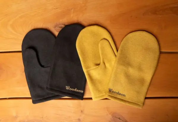 Рукавицы для парения Woodson, цвет горчичный