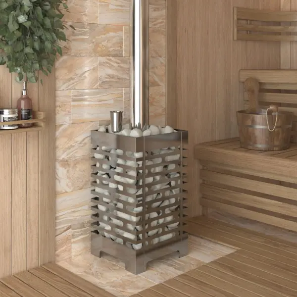 Фото Печь для бани ASTON 12 НЕРЖ. стекло в магазине Woodson